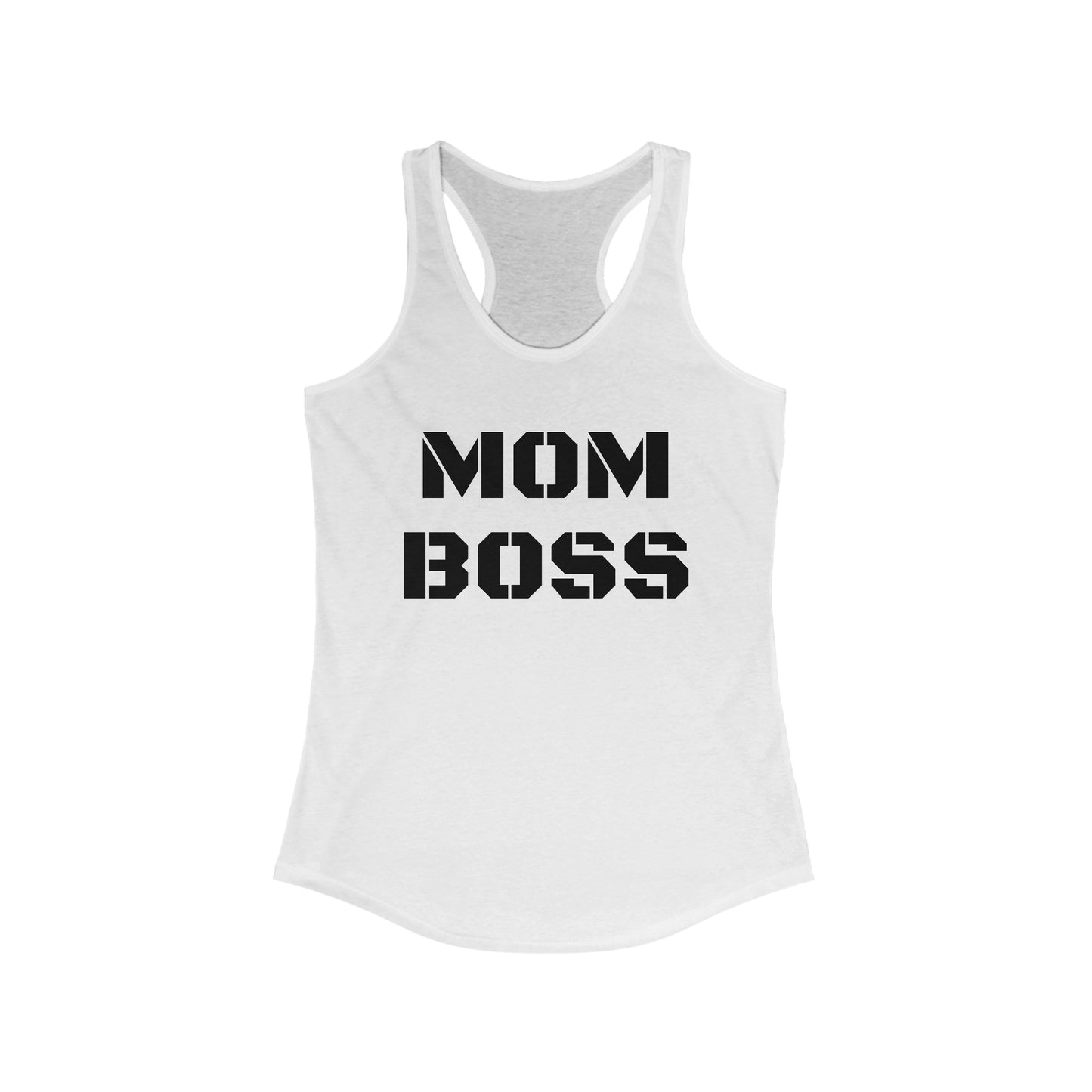 Women's BOSS MOM Racerback Tank