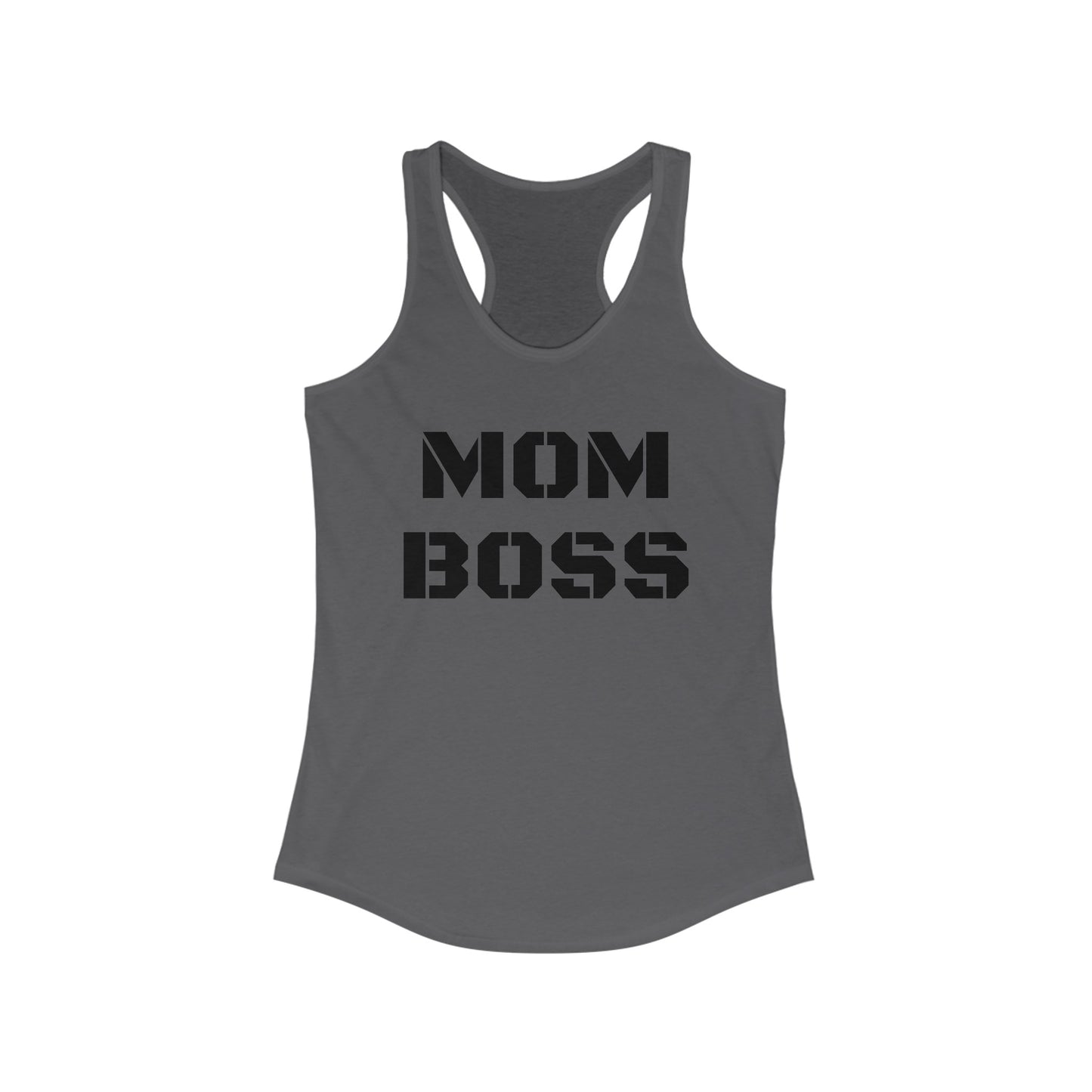 Women's BOSS MOM Racerback Tank