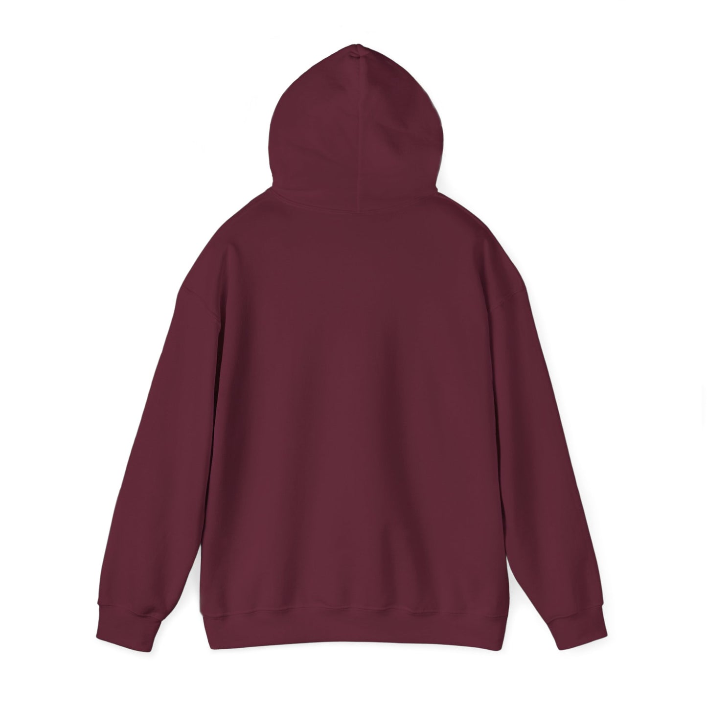 Men's Hooded Sweatshirt Iron & Blood Stencil