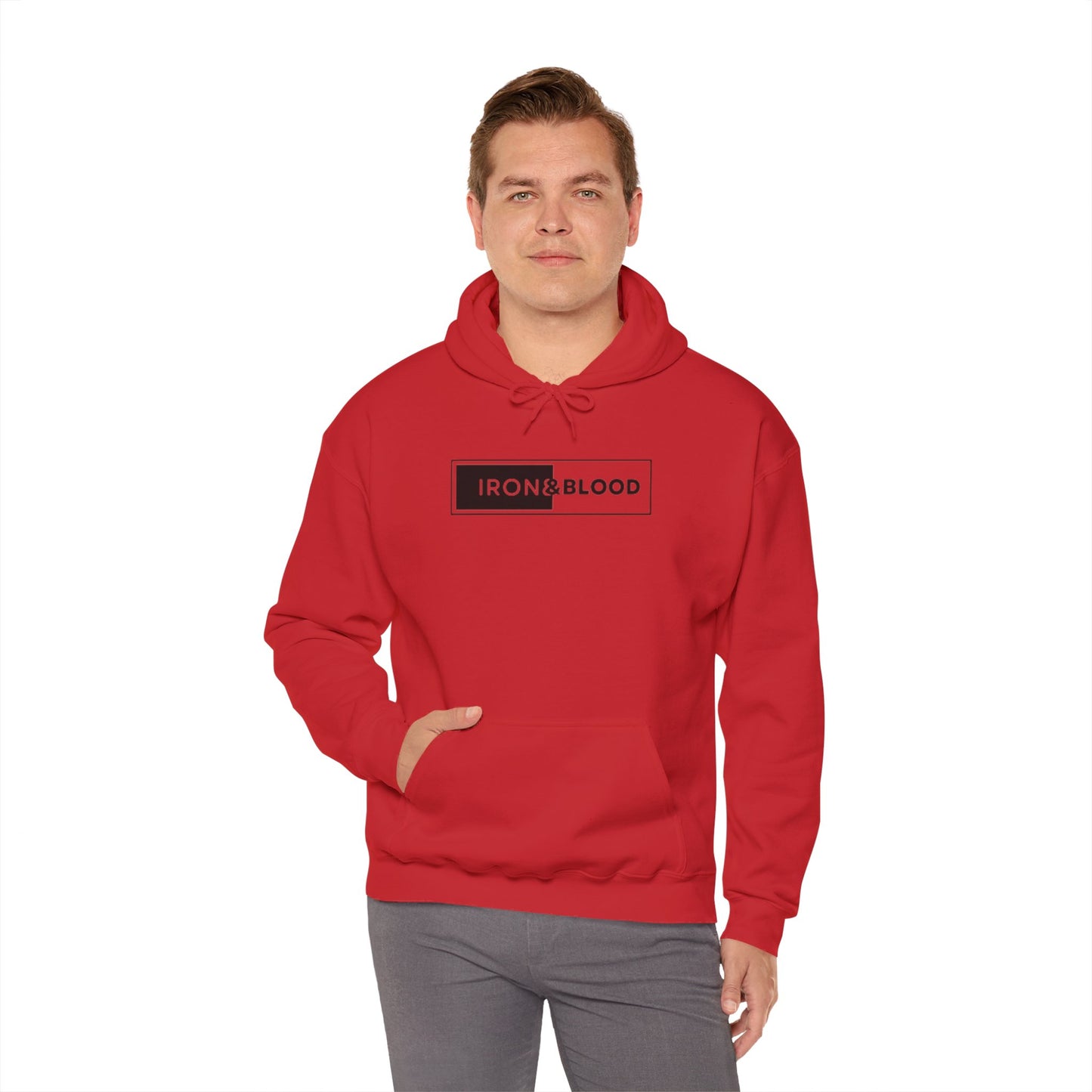 Hooded Sweatshirt Iron & Blood Block